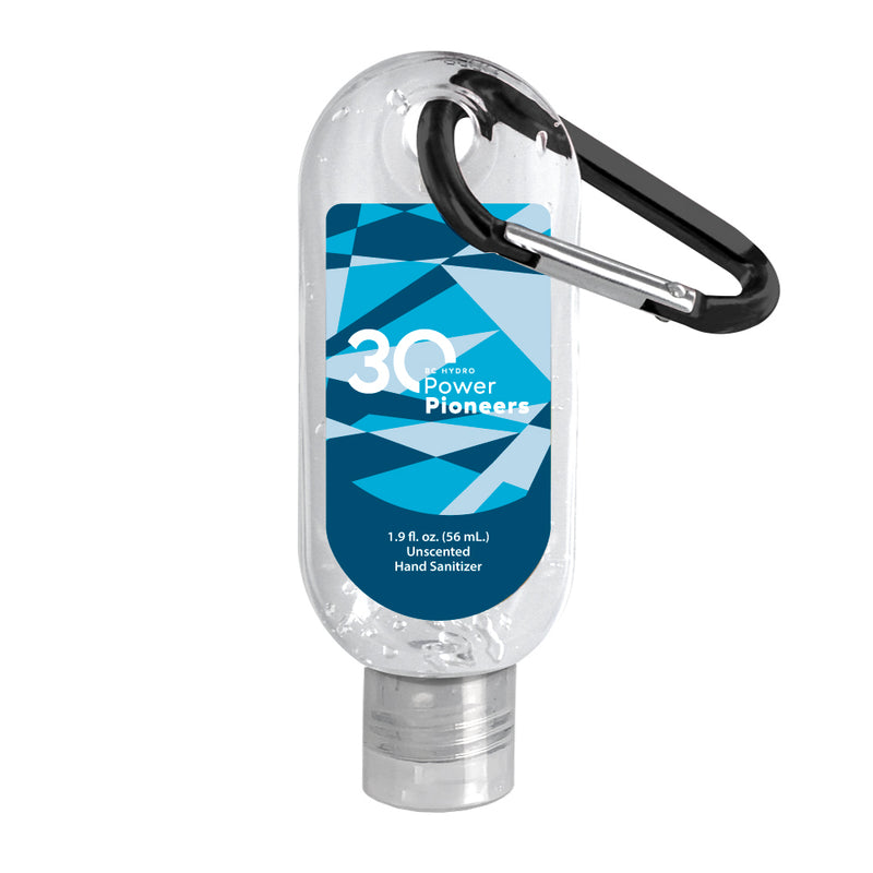 30th Anniversary 1.9 oz. Clear Sanitizer in Clear Bottle