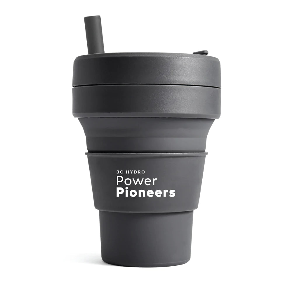 Stojo® Pocket Cups 16 oz.  BC Hydro Power Pioneers Online Store