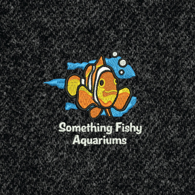 Aquarium Team Something Fishy Aquarium Logo Embroidery