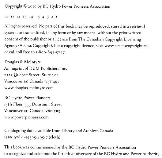 Voices from Two Rivers | BC Hydro Power Pioneers Online Store